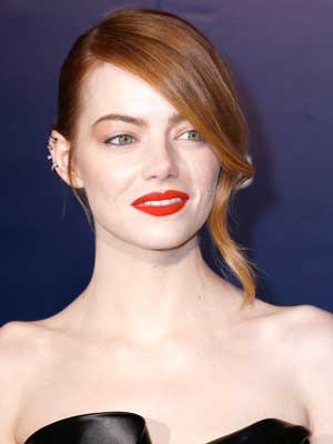 EmmaStoneRedLips