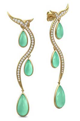 green-earings