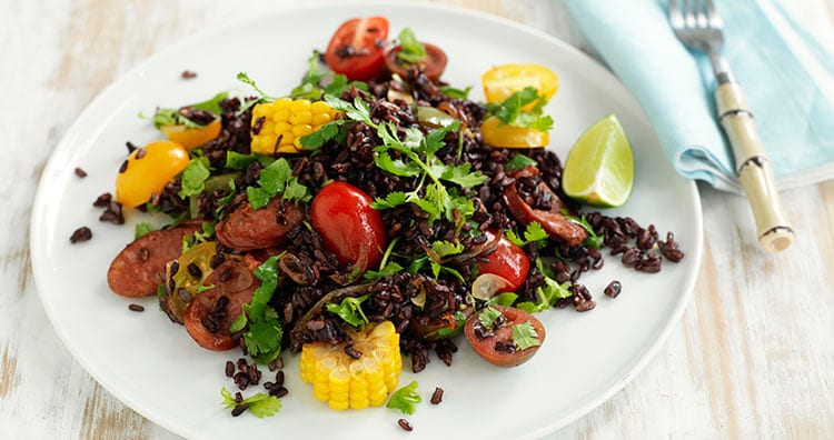 Delicious Warm Mexican Black Rice recipe