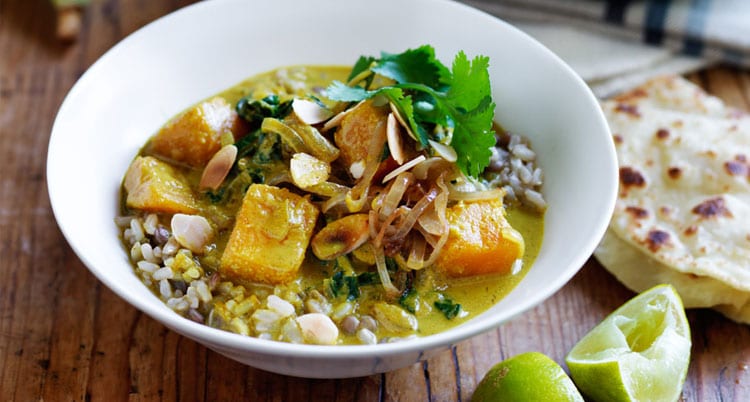 Tasty Silver Beet & Pumpkin Curry