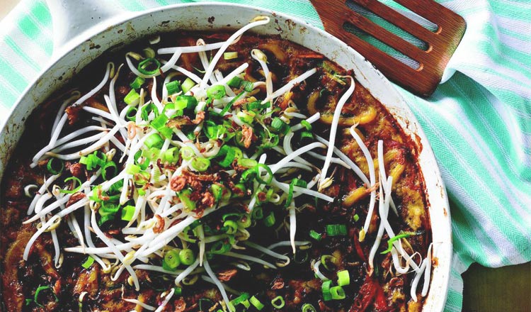 Julie Goodwin's Vegetable Noodle Frittata