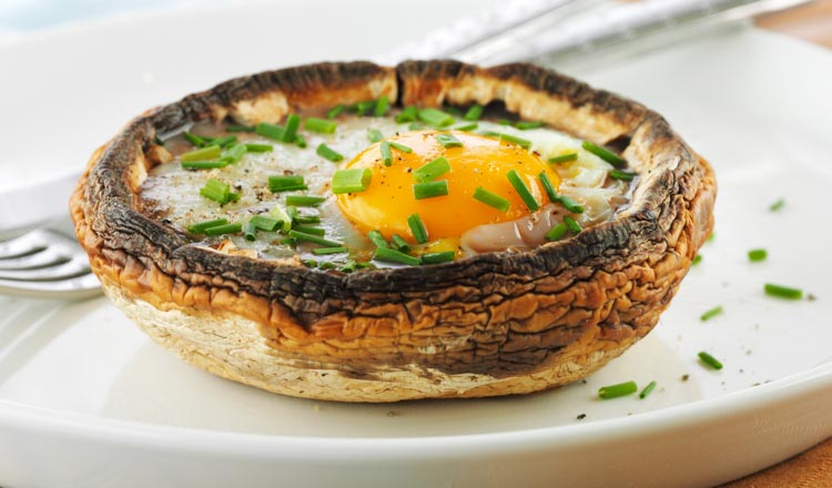 Simple, Delectable Barbecue Mushroom Egg