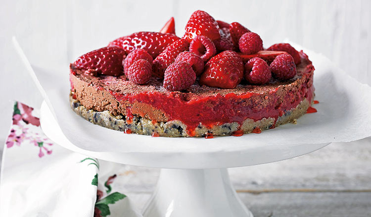 Raw Berry and Chocolate Torte