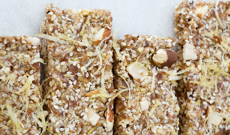 Apricot, Almond & Sesame Muesli Bars