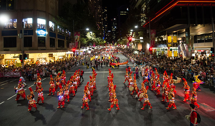 Chinese New Year Red Gold Style