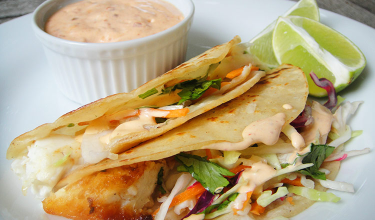 Grilled Hoki Fish Taco