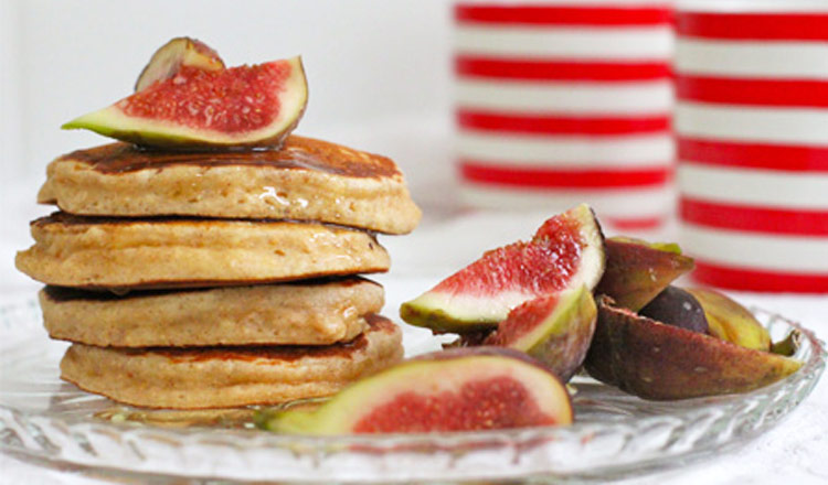 Ricotta Pikelets With Figs And Honey