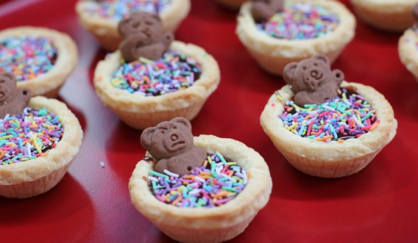 Tiny Teddy Chocolate Tarts