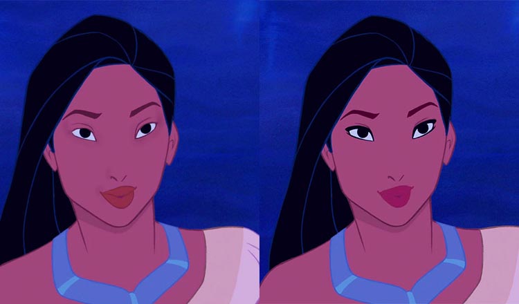 Disney Princesses Without Makeup Pocahontas