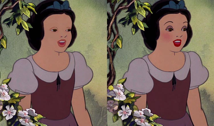 Disney Princesses Without Makeup Snow White