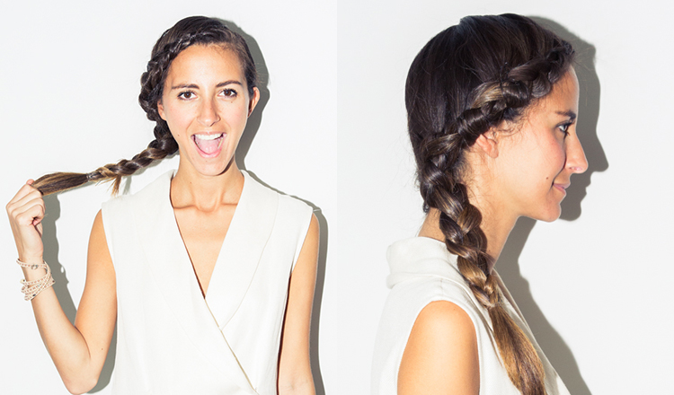 Big Braids Galore at NYFW With Herve Leger