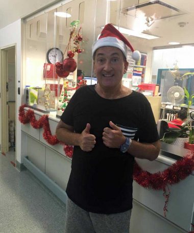 Glenn Wheeler Home For Xmas After 321 Days In Hospital