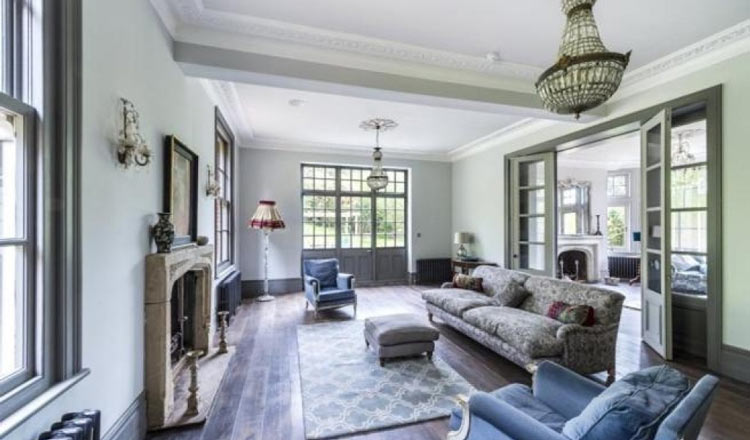 Cate Blanchett New English Mansion Living Room