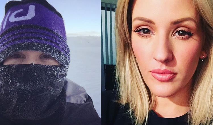 Ellie Goulding's Car Plunges Into Freezing Lake