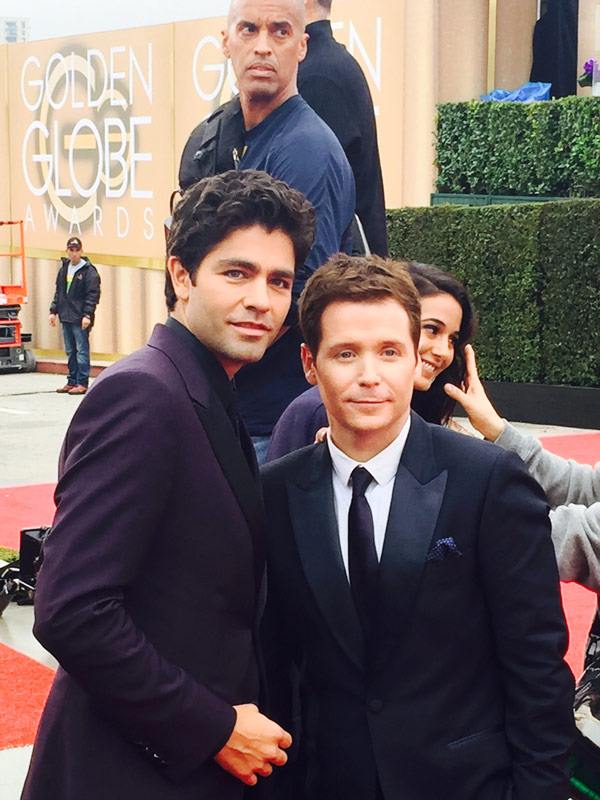 Entourage was filming in the red carpet last year. 