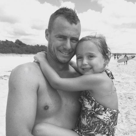 Lleyton Hewitt and daughter