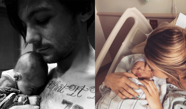 One Directions Louis Thomlinson Shares First Baby Pics