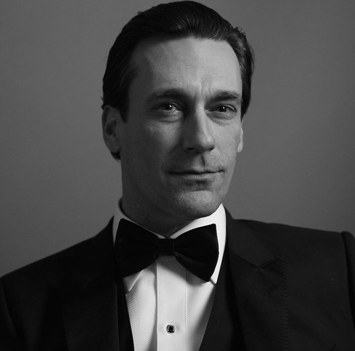 Jon Hamm Backstage Golden Globes