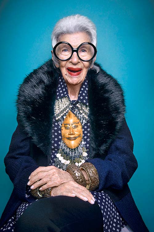 Iris Apfel For Blue Illusion