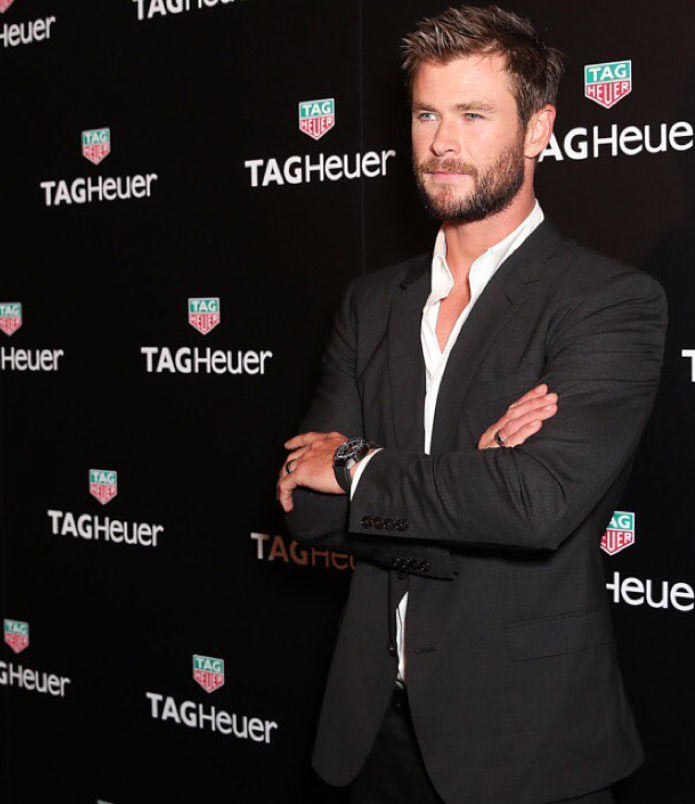 chris hemsworth tag heuer