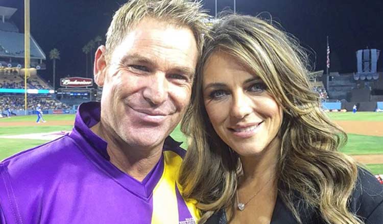 Shane Warne reveals Hugh Grant split