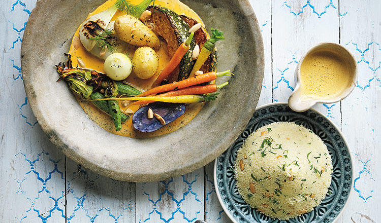 Foot Of The Mountain Couscous With Garden VegetablesFoot Of The Mountain Couscous With Garden Vegetables