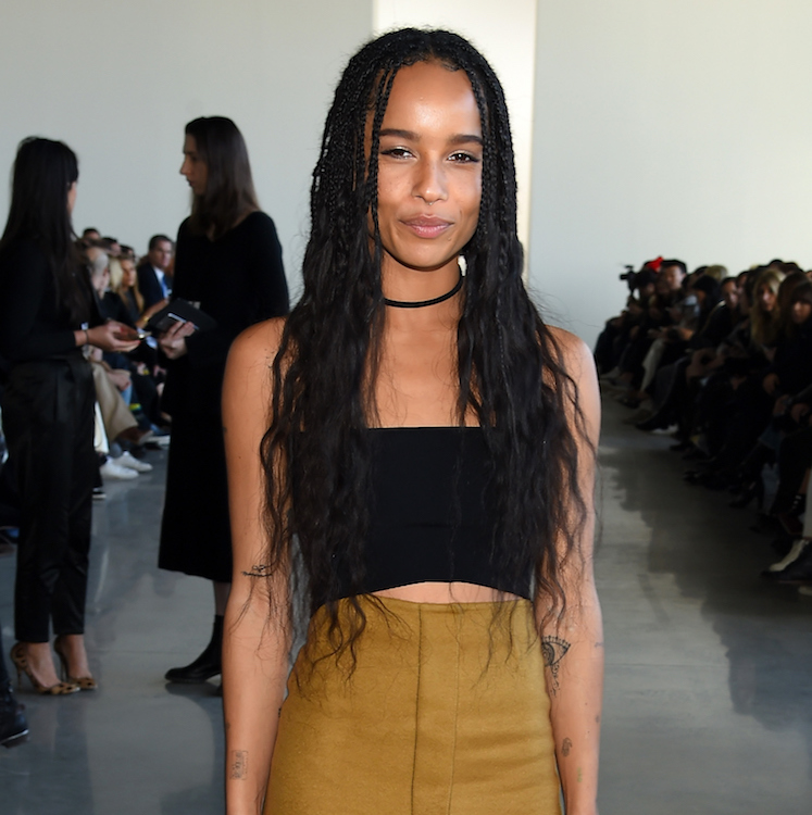 Zoe Kravitz wears choker