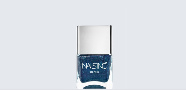 Denim nail varnish