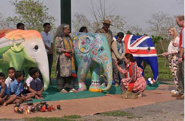 Kate And William Feed Orphaned Elephants And Rhinos6