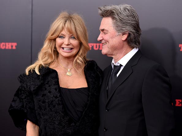 Goldie Hawn and Kurt Russell