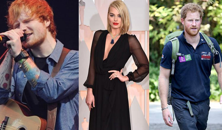 Margot Robbie Confuses Prince Harry For Ed Sheeran1