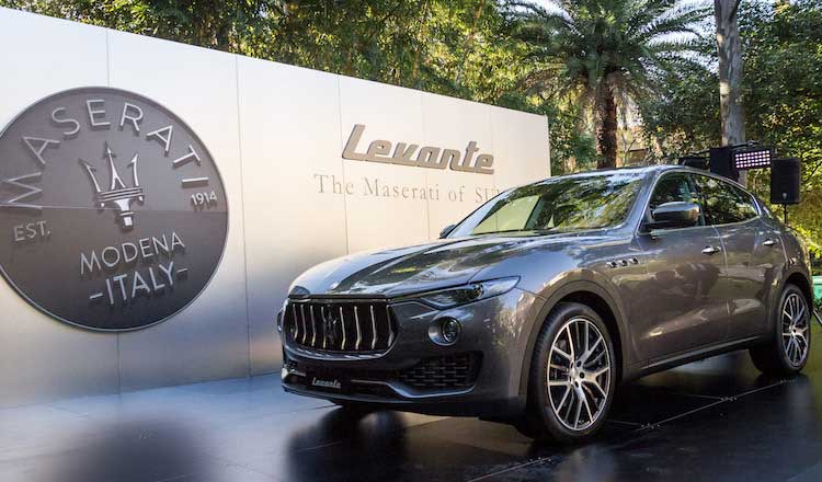 Maserati Levante unveiled in theatrical style