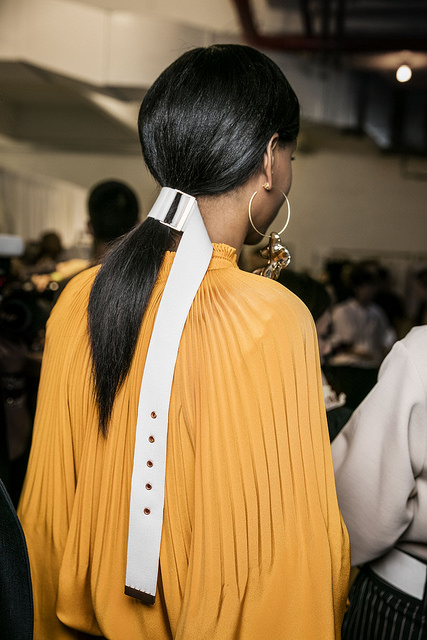 ponytails nyfw