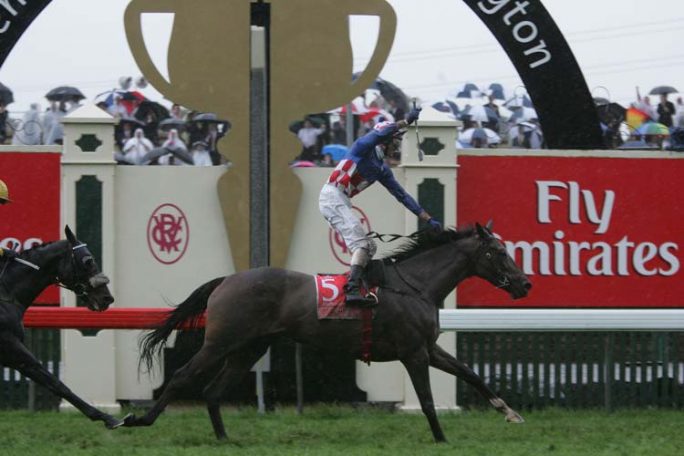 Makybe Diva won three cups on the trot