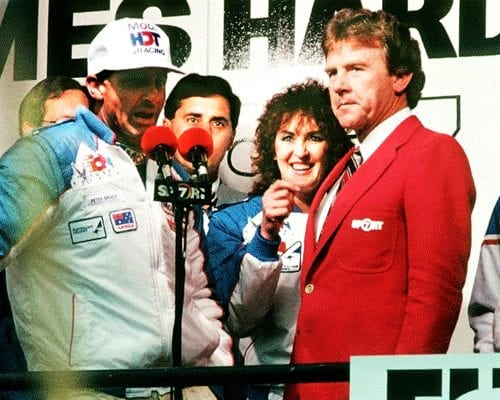 Bev Brock and Peter Brock at Bathurst