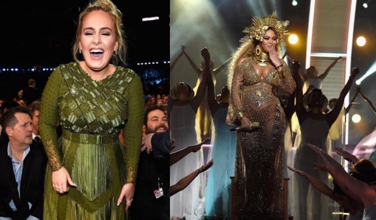 Adele and Beyonce star at the Grammys