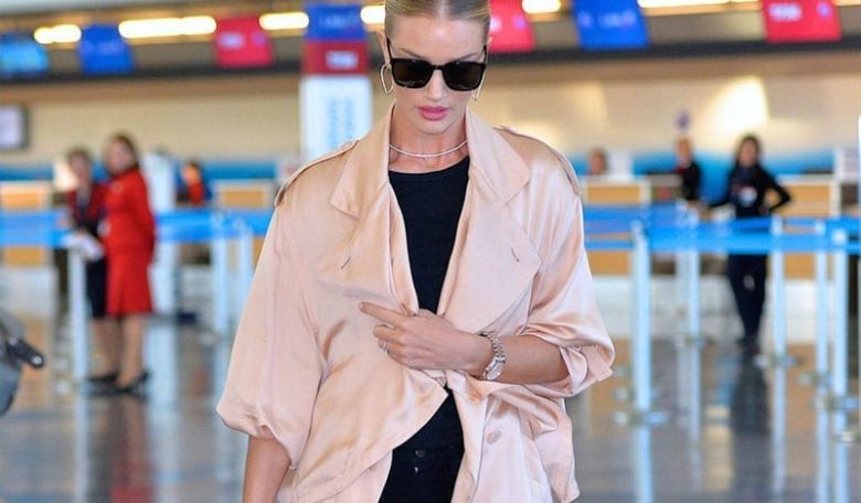 How to Nail Rosie Huntington-Whiteley’s Flawless Airport Style