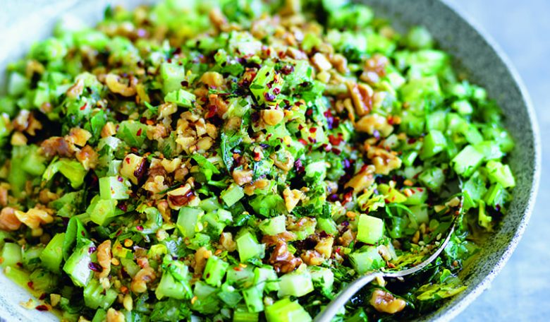 CELERY AND DUKKAH TABBOULEH