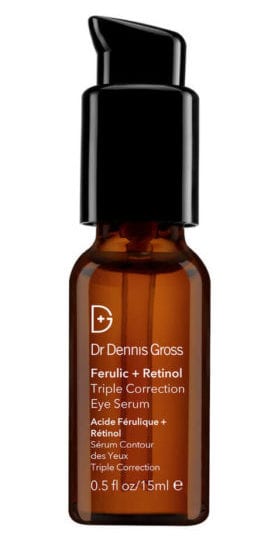 Target your under eye area with Dr Dennis Gross Ferulic +Retinol Eye Serum this Winter 