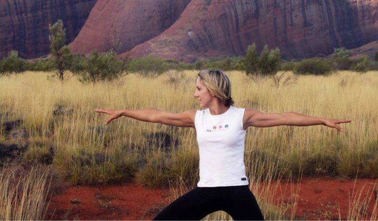 Edwina Griffin in Uluru