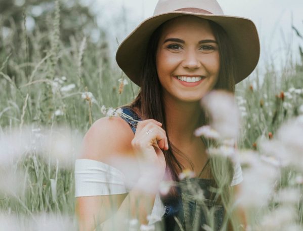 woman glowing skin