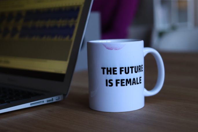 mug, business, female 