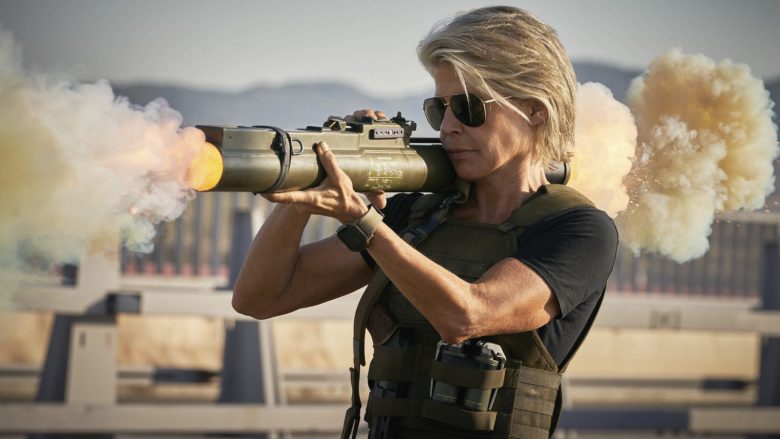 Linda Hamilton is back in force as she reprises her role as Sarah Connor in Terminator: Dark Fate.