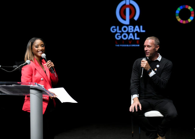 Chris martin, global citizen, global sustainable goal 