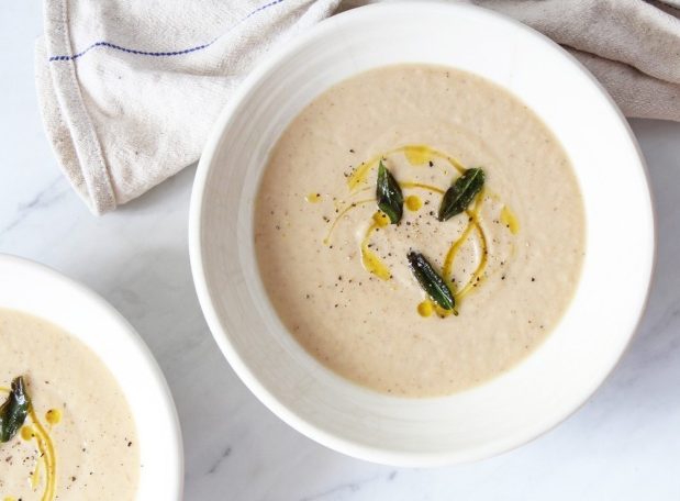 soup, cauliflower