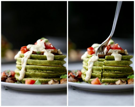 falafel pancakes