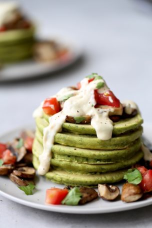 Falafel pancakes