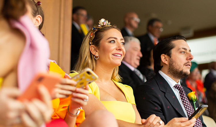 Girl Power On Oaks Day at The Bumble Marquee On Flemington Races