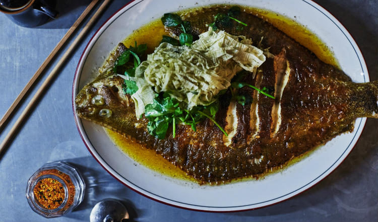 Delicious Pan Roasted Flounder With Burnt Butter And Watercress