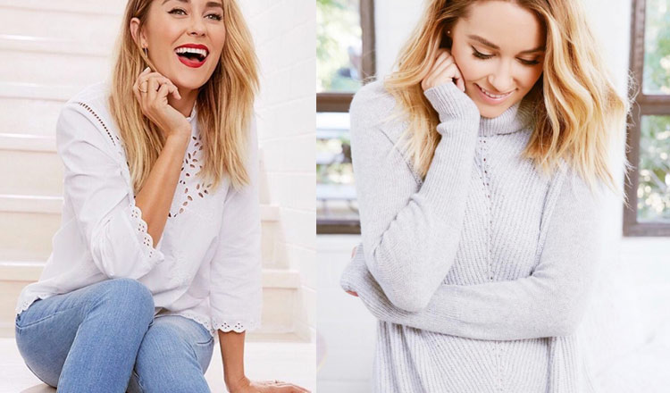 Lauren Conrad shows baby bump